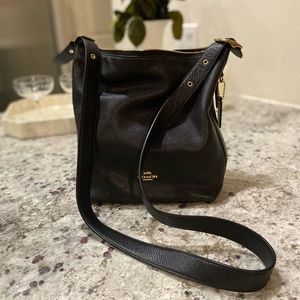 Coach genuine leather shoulder bag